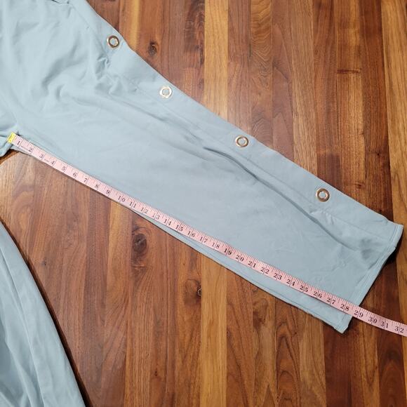 Soft Surroundings Full Length Wide Leg  Gold Grommets Size Large - Picture 5 of 7